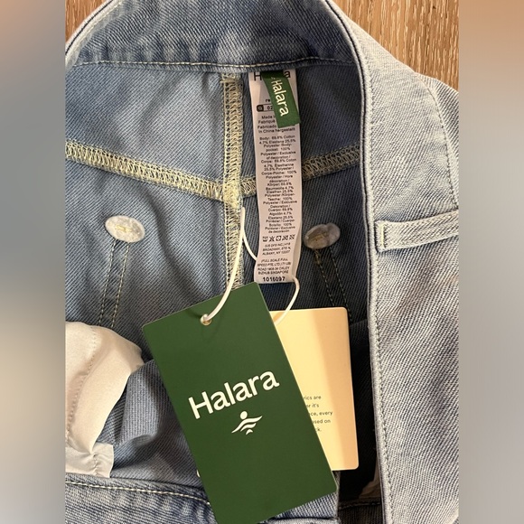 HALARA Light Blue Flare & Wide Leg Jeans size S - Picture 9 of 12